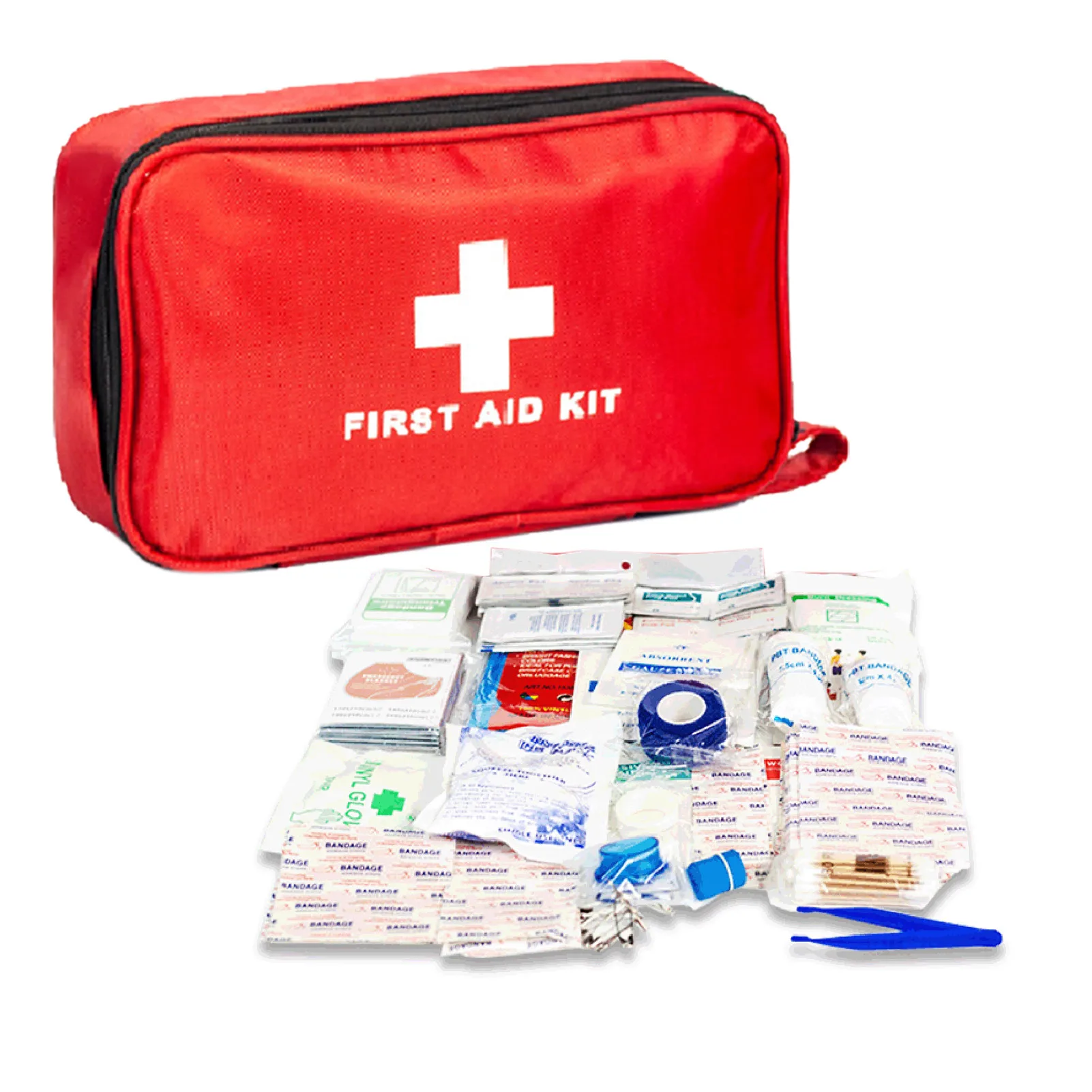 

30 Items/184pcs First Aid Kits Medicine Survival Kit Portable EVA Storage Bag Emergency For Home Outdoor Sports Emergency Kit