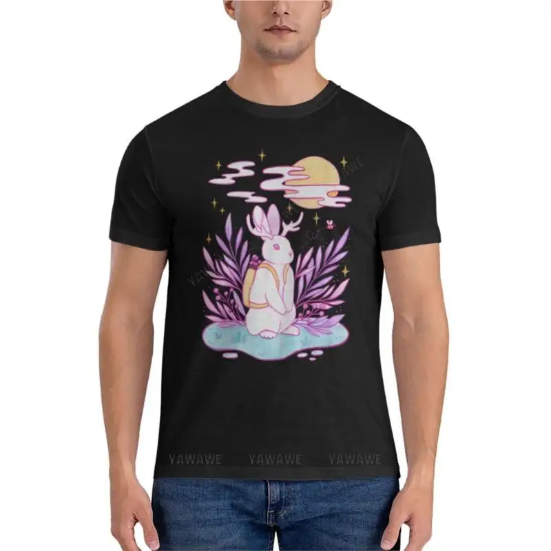 

Plant Jackalope // Black | Nikury Essential T-Shirt mens tall t shirts mens graphic t-shirts funny Blouse