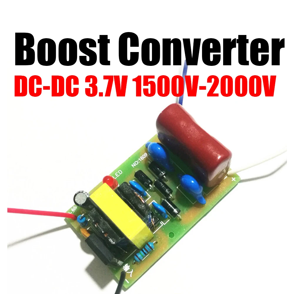 DC 3V 3.7V 4.2V - 2000V Преобразователи повышающей мощности для ультрадуговых импульсов в