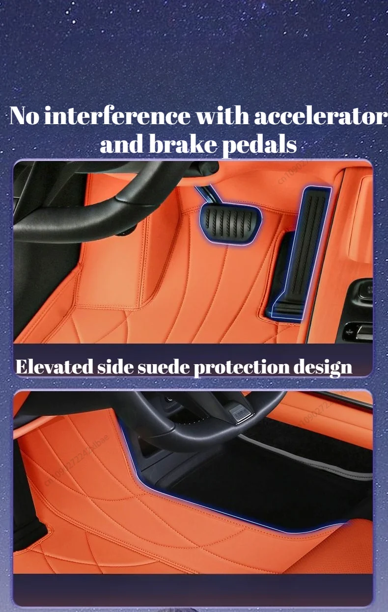 Фото Коврики для пола с полным покрытием, изготовленные на заказ для Smart # Автомобильные коврики 5 шт., 2024-2026 гг., экологичные, без запаха, долговечные №5