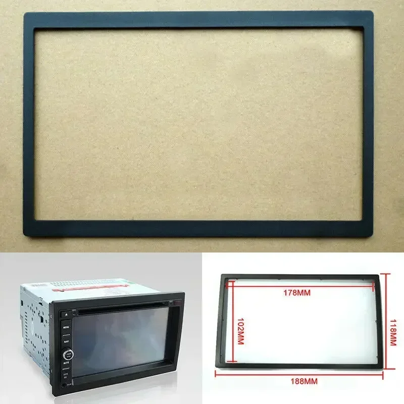 

2Din 2Din Автомобильный Радио Fascia Стерео Аудио Модификация Кронштейн Для Автомобильного Радио DVD-плеер Универсальная Автомобильная Аудио Монтажная Рамка