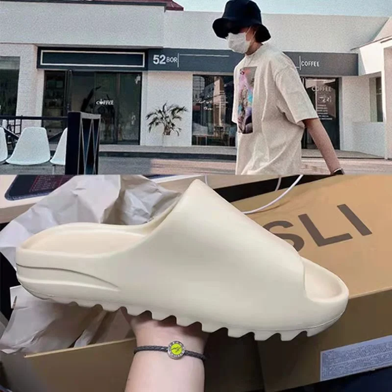 

Summer Beach Ourdoor Ladies Slipers Platform Mules Shoes Woman Flats 2023 New Men Fashion Slippers Indoor Household Flip-Flops