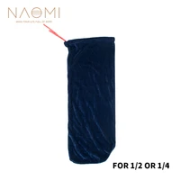 naomi violin bag dust cover satin fabric protective bag with drawstring violin accessories for 12 and 14 violin dark blue