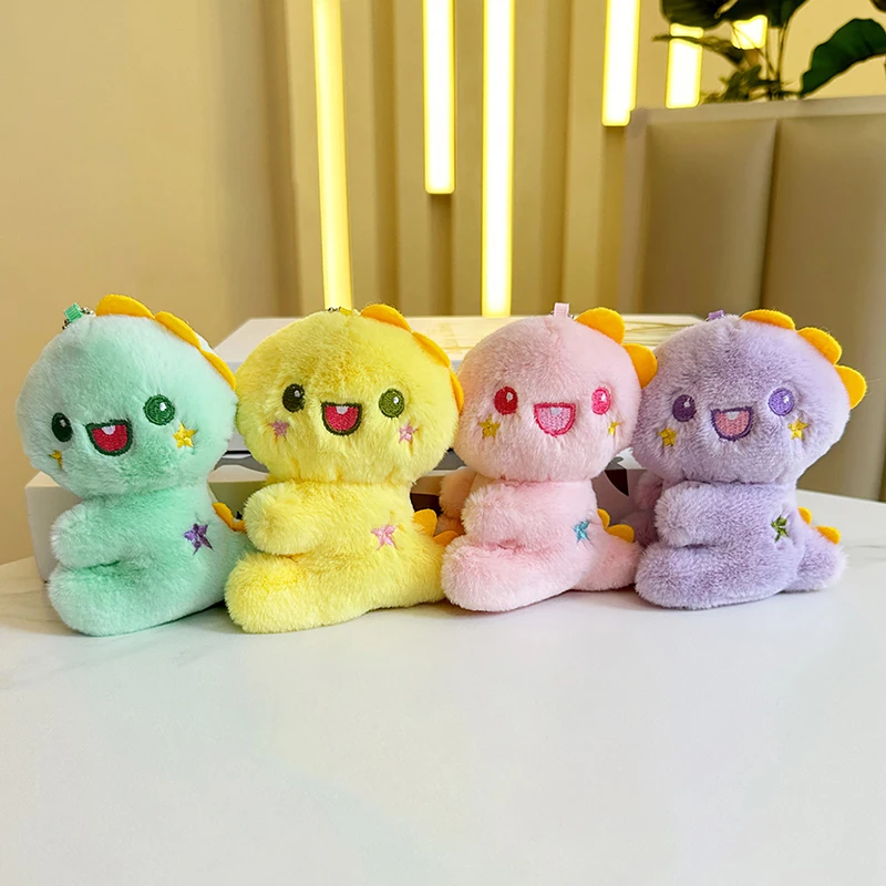 

11 см мультяшный динозавр плюшевая кукла мягкая набивная животная брелок автомобильный брелок милые сумки Подвеска для детей Подарки