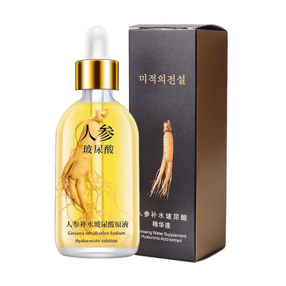 

100ml Gold Ginseng Face Essence Polypeptide Anti-wrinkle Lightning Moisturizing Niacinamide Facial Serum For Skin Care Prod X2O6