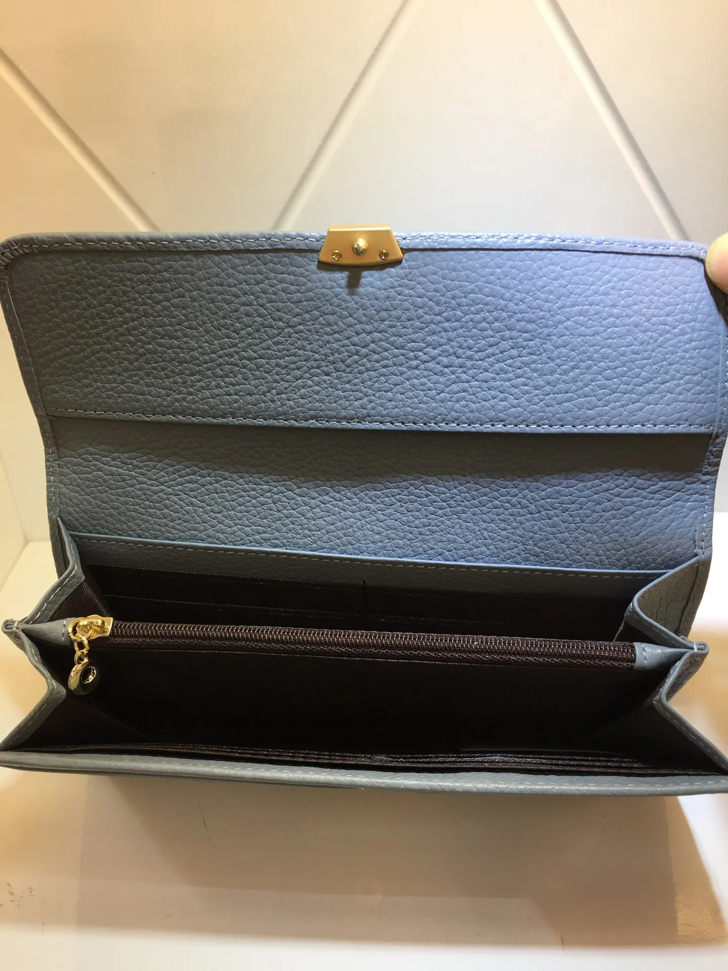 Женские Длинные кошельки из натуральной воловьей кожи роскошный брендовый