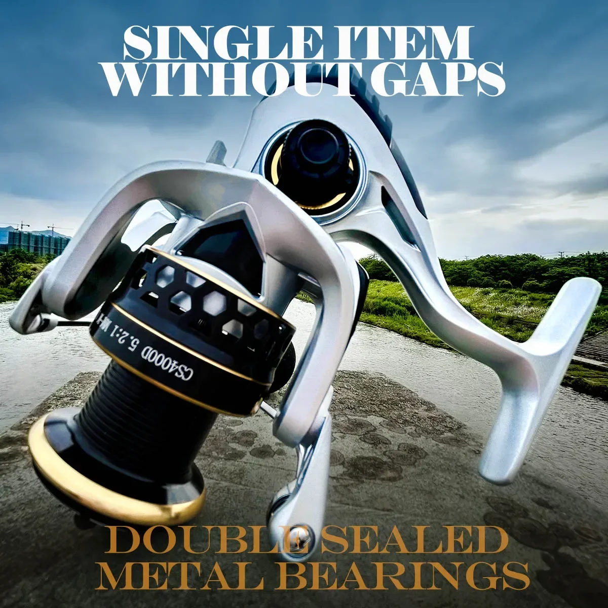 Рыболовная катушка для спиннинга 5 + 1 шарикоподшипников