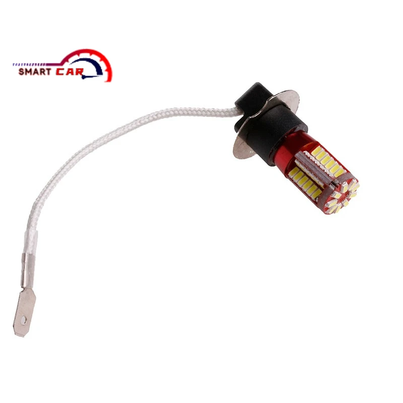 

New DC12V H3 3014-57 Car LED Side Light Bulbs Car Fog Lamp Canbus Error Free