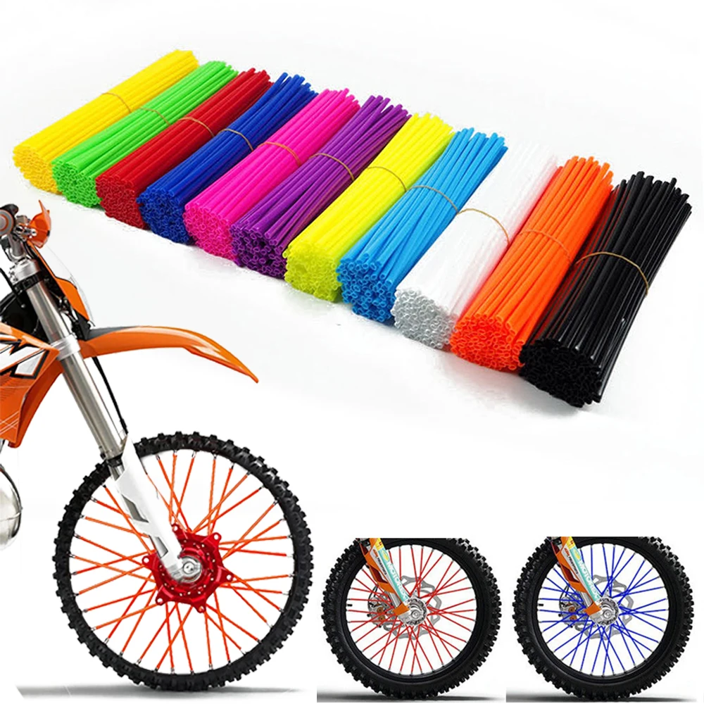 

36pcs New Motorcycle Wheel Rim Spoke Wrap Kit Skin Cover 6.7 inch For MX Motocross Dirt Pit Bike Enduro Supermoto Honda Suzuki