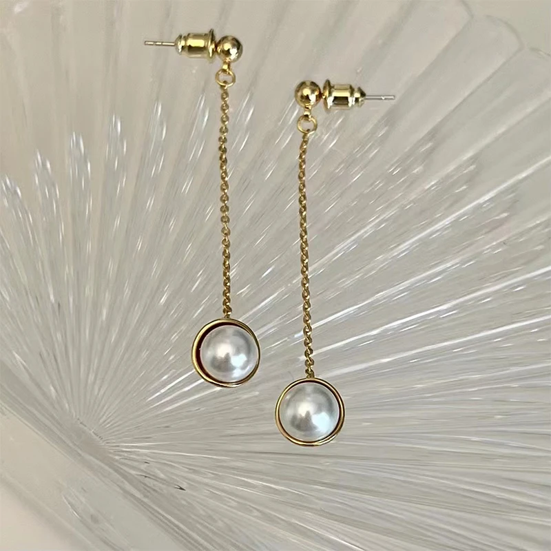 

Латунная длинная цепочка, женское украшение, вечернее платье в стиле панк, модельное модное платье в корейском и японском стиле