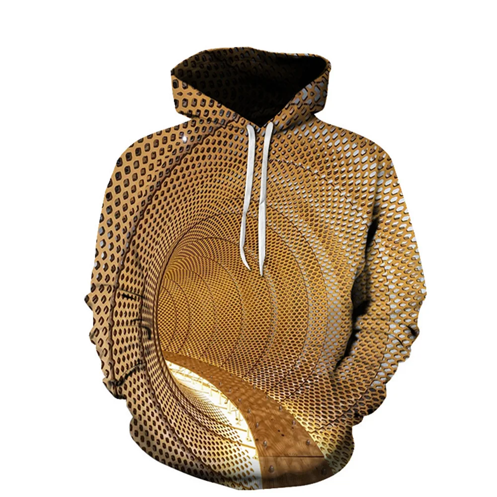 

2022 Autumn New Fashion 3d Digital Printing Men's Hoodies Cool 3d Pattern Hooded Pullover Casual Long Sleeve Top for Men Clothes