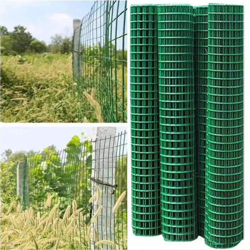 

Wire Garden Fence Safety Protective Net For Lawn Patio Balcony Barrier Mesh Protection Plant Poultry Breeding Chicken Rabbit Dog