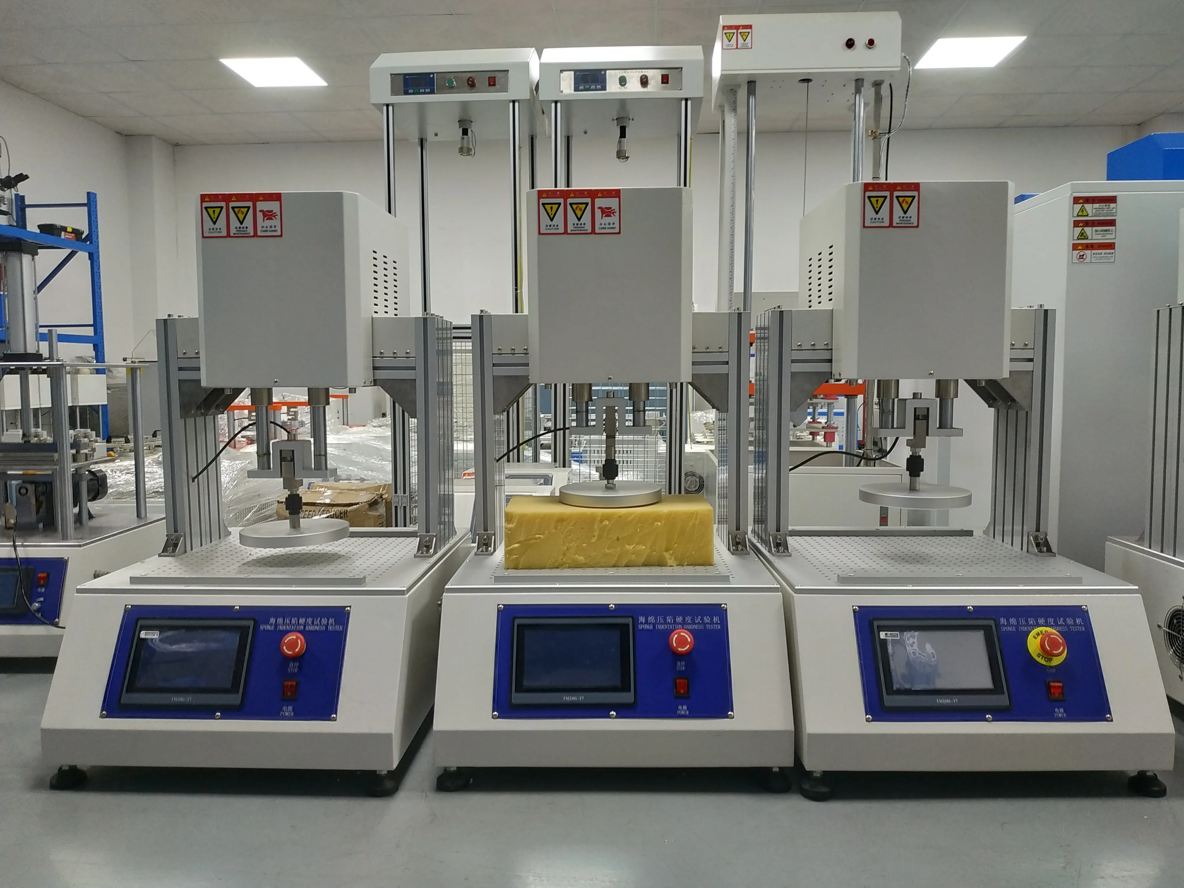 ASTM D3574 IFD тестер машина для испытания на отклонение силы сжатия пены