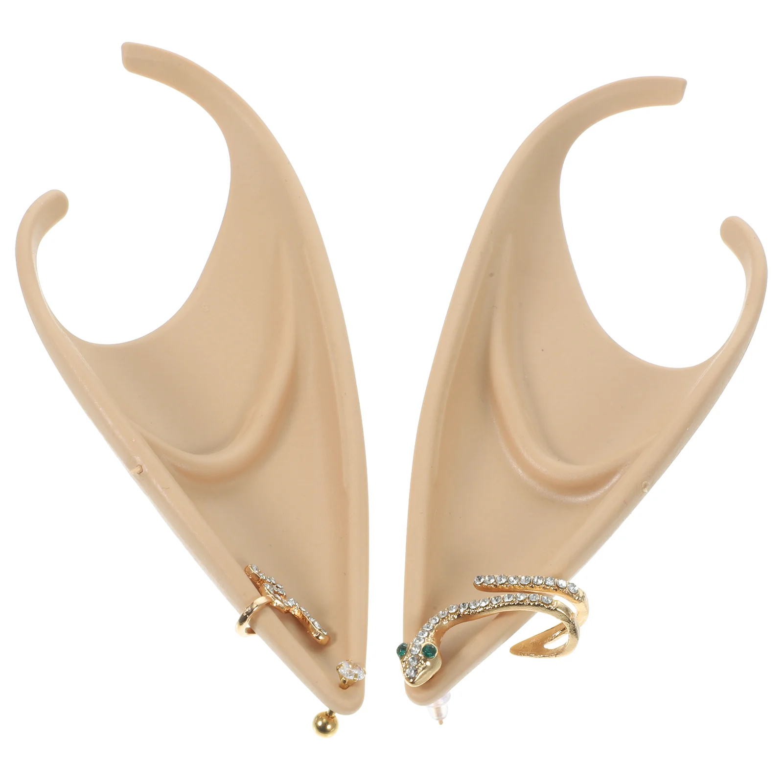 

Fairy Ears Women Elf Cuffs Costume Accessories Cosplay Earrings Halloween Costumes