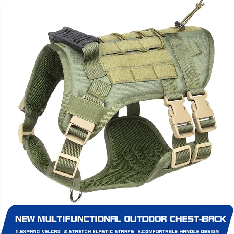 

Tactical Dog Harness Military Training K9 Dog Harness for Medium Large Dogs German Shepherd No Pull Patrol Quick Release Vest