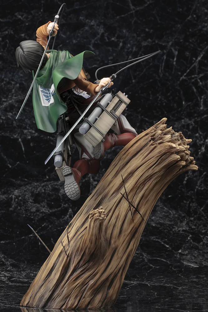 Фото KOTOBUKIYA ARTFXJ атака на Титанов Levi Ackerman официальная аутентичная фигурка Модель Аниме подарок Коллекционная модель игрушки подарок на Хэллоуин №3
