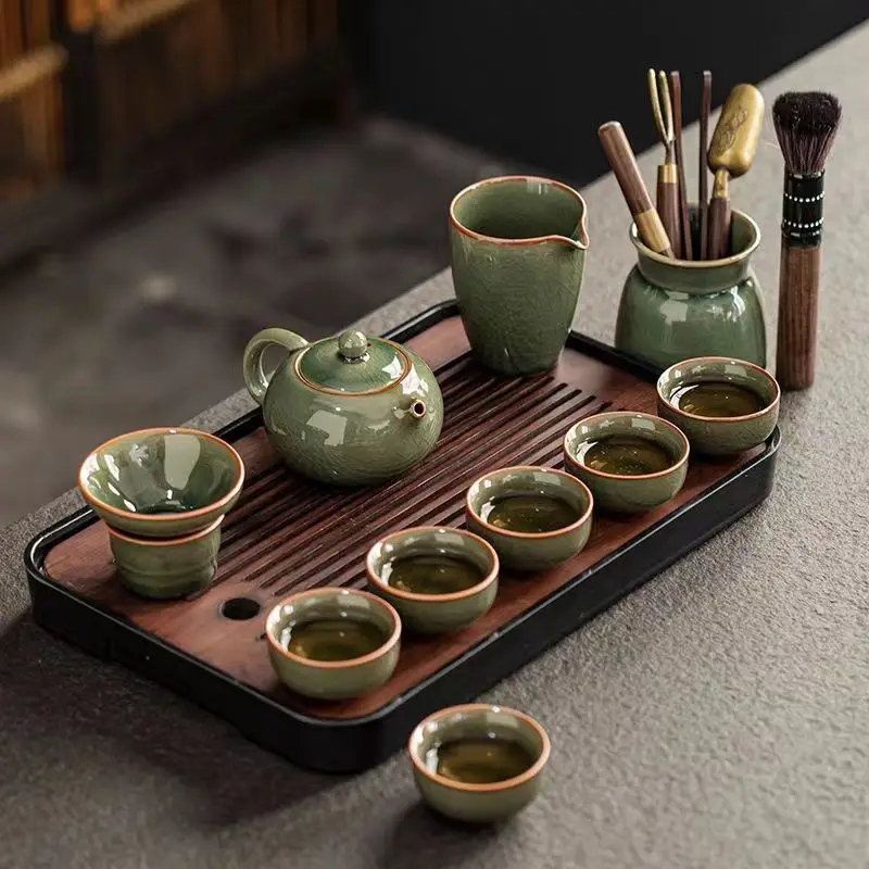 Керамический чайный сервиз Geyao Kung Fu для дома Высококачественный полный набор