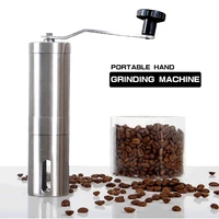manual coffee grinder mini portable stainless steel handmade coffee bean grinders mill kitchen coffee accessories icafilas