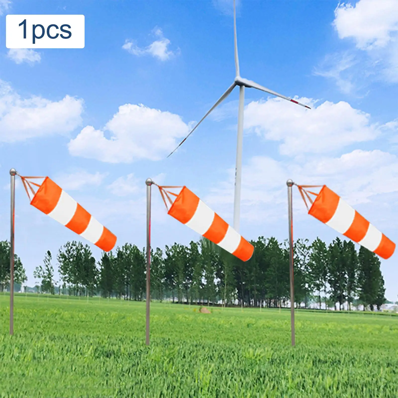 Сверхмощные авиационные ветрозащитные носки Ripstop подвесные для измерения ветра