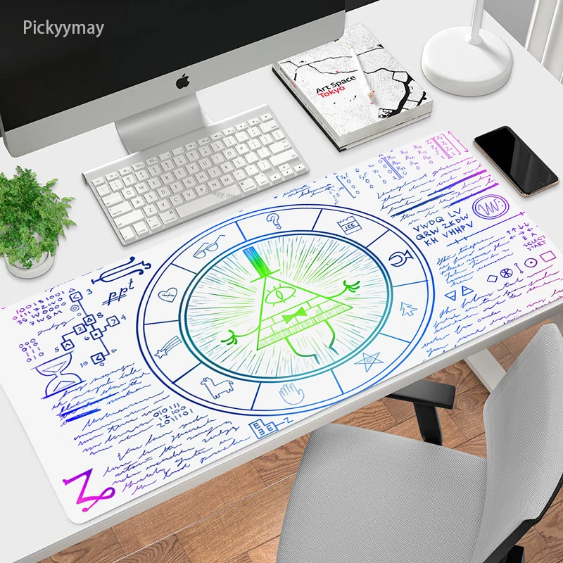 

XXL Mouse Pad Cartoon Deskmat 90x40 PC Office Accessories Mousepad Color Pads Large Anime Keyboard Table Carpet 80x30 Overlock