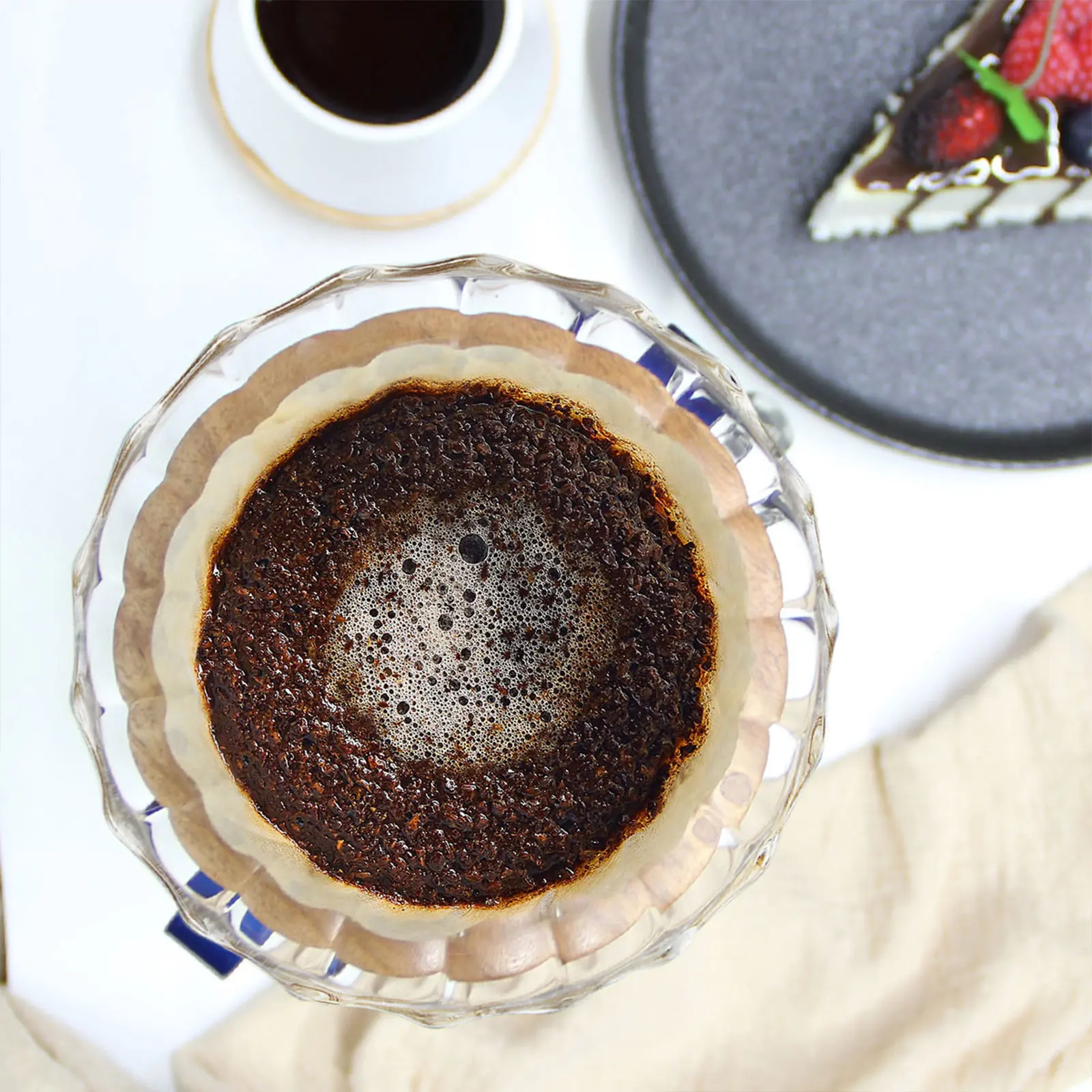 Набор кофеварки наполнитель 4 в 1 металлическая подставка для капельного