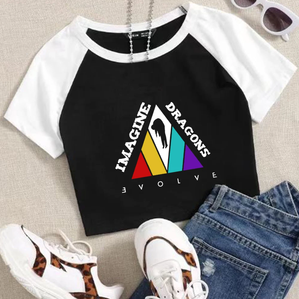 Суперкороткие женские топы представляем драконы Mercury - Act 1 2024 модные футболки с