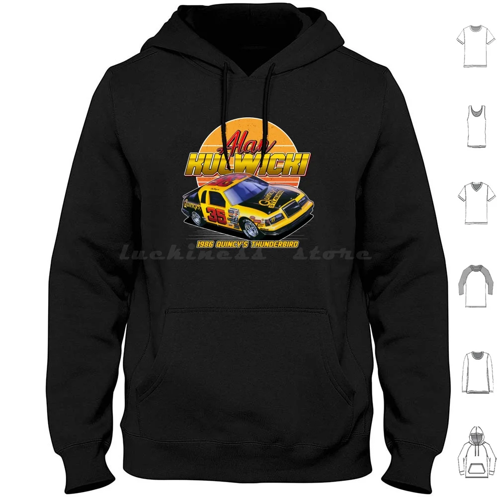 

Alan Kulwicki Quincy'S 35 80S Retro Style Hoodies Long Sleeve Dale Earnhardt Chase Elliott Gplegend Jimmie Johnson