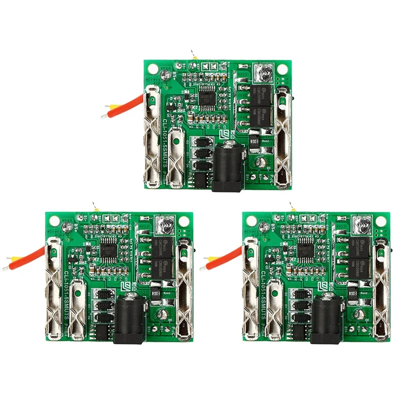 

3X 5S 18/21V 20A Battery Charging Protection Board Lithium Battery Protection Circuit Board BMS Module For Power Tools 1
