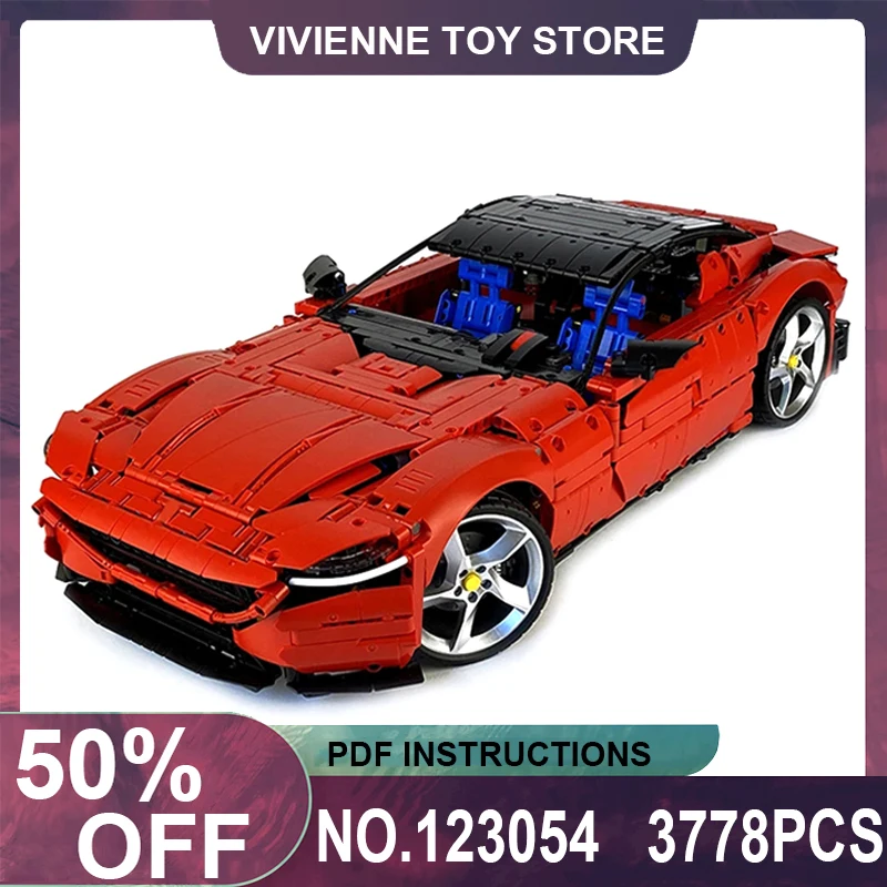Новинка суперспортивный автомобиль модель Hypercar совместимая с 42143 конструктор