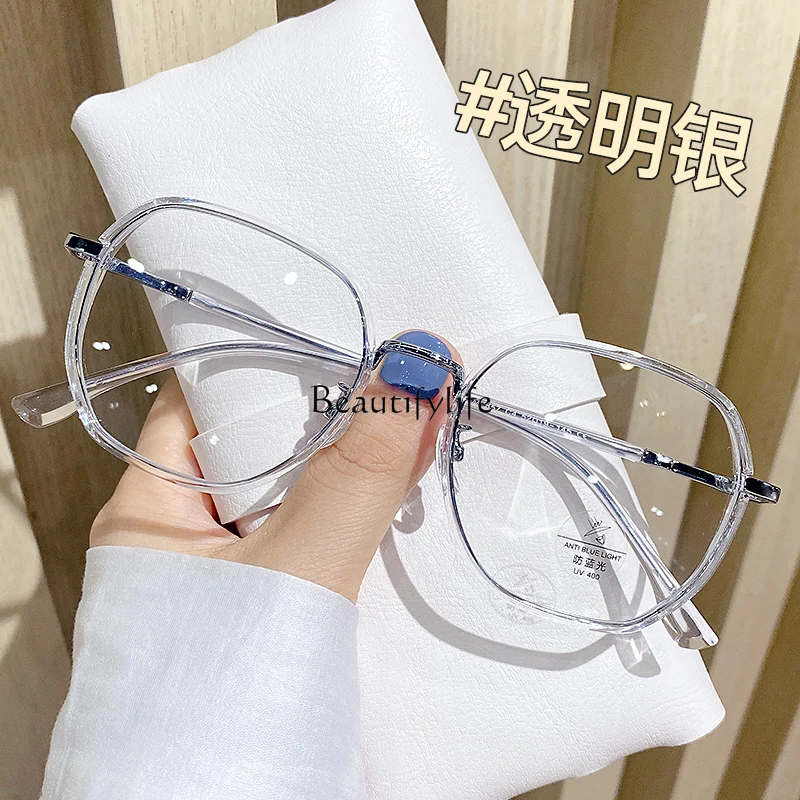 Прозрачные очки для близорукости могут быть оснащены градусами большая оправа