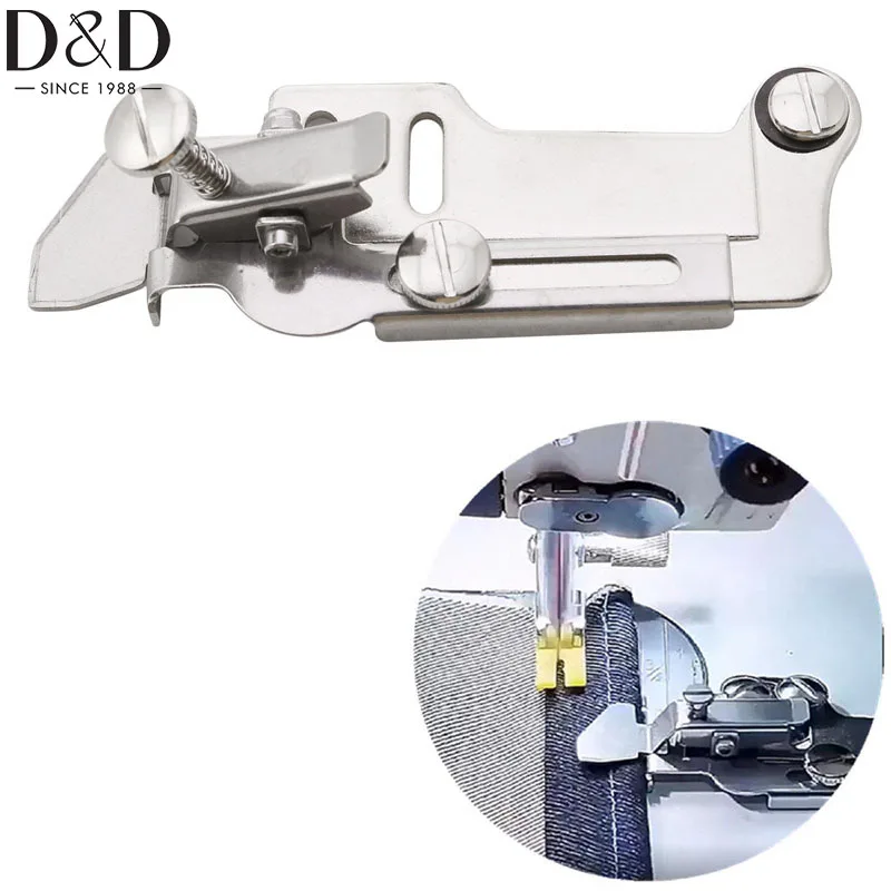 

D&D Sewing Seam Guide Presser Foot for Domestic Industrial Sewing Machine Presser Foot Fine Tucker Gauge Sewing Tool Accessories