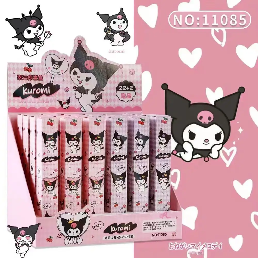 

Wholesale Sanrio Kuromi Blind Box Press Gel Pen Cute Cartoon Student Learning 0.5 Brush Question Pen Surprise Gift Box Gift