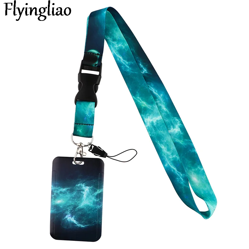 Шнурок для ключей с космическим принтом в ассортименте