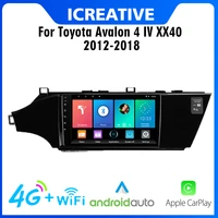for toyota avalon 4 iv xx40 2012 2018 android car radio 4g carplay 2 din car multimedia gps navigation wifi fm head unit player