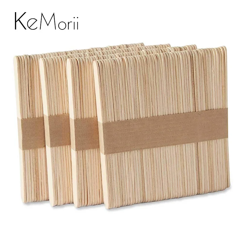 

Натуральные деревянные палочки для мороженого, многофункциональная деревянная восковая ложка для торта, мороженого, ложка для творчества, ...