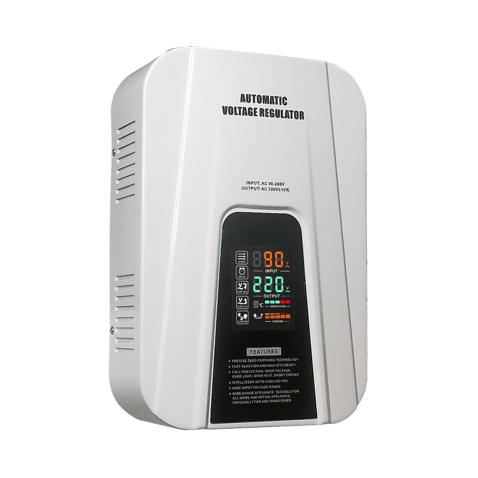 

Wall mount air conditioner voltage stabilizers 220v ac automatic voltage regulators/stabilizers avr 3000va