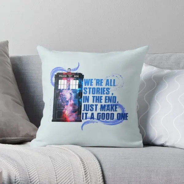 

Stories In The End Printing Throw Pillow Cover Sofa Cushion Hotel Office Throw Soft Comfort Bed Decorative Pillows not include