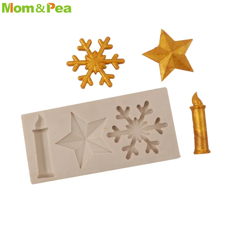 

MPA2523 Snowflake Star Shaped Silicone Mold Gum Paste Chocolate Ornamental Fondant Mould Cake Decoration Tools