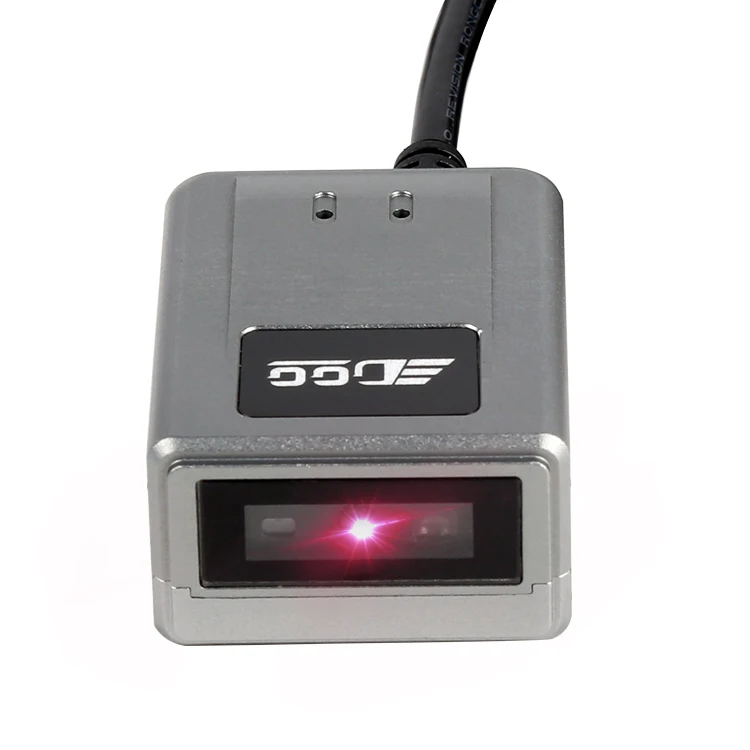 Фото ZXY Edoo Rs232/USB-интерфейс, металлический корпус, прочный промышленный сканер штрих-кода с фиксированным креплением 1d 2d №1