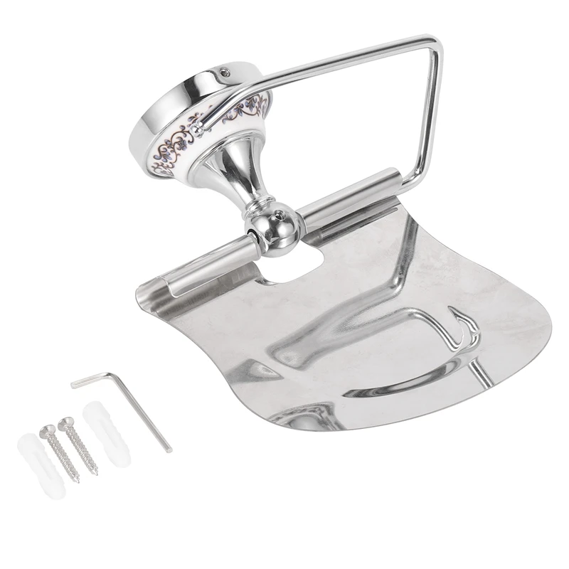 

Классическая фотография ванной комнаты с перегородкой, водонепроницаемый настенный синий и белый фарфоровый узор