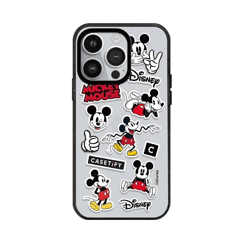 Акриловый чехол для телефона с изображением Микки Мауса Disney iPhone 16 15 14 13 12 11 Pro Max Plus