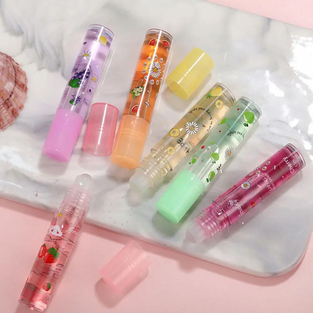 

Fruit Lip Oil Glass Lip Gloss Transparent Lip Glaze Long Moisturizing Lasting Lip Gloss Waterproof Beautiful Colorless Cosm J9W7