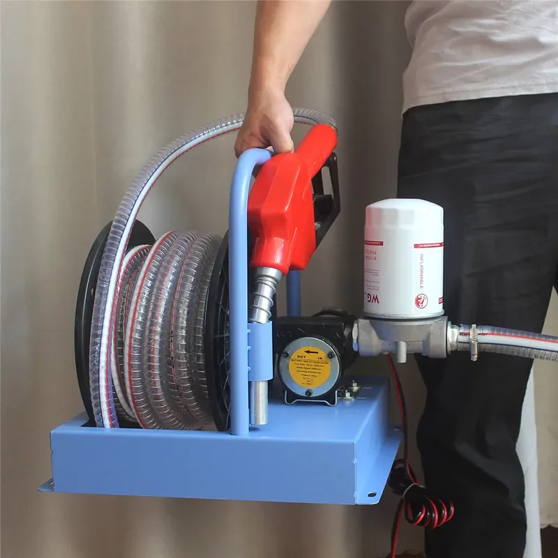 Электрический насос 12 В/24 В/220 В самовсасывающий мощный пистолет для заправки