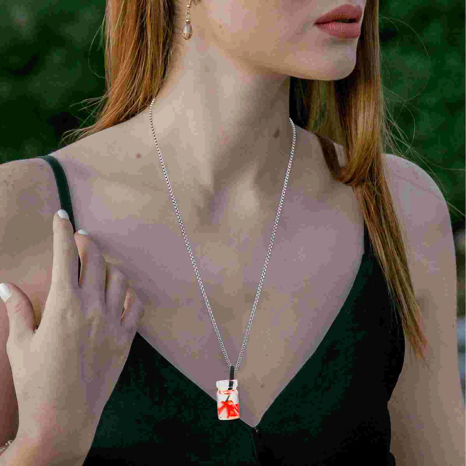 40 Pcs Food Keychain Fruit Drinks Charms Unique Small Earrings Aesthetic Glass Jewelry Making