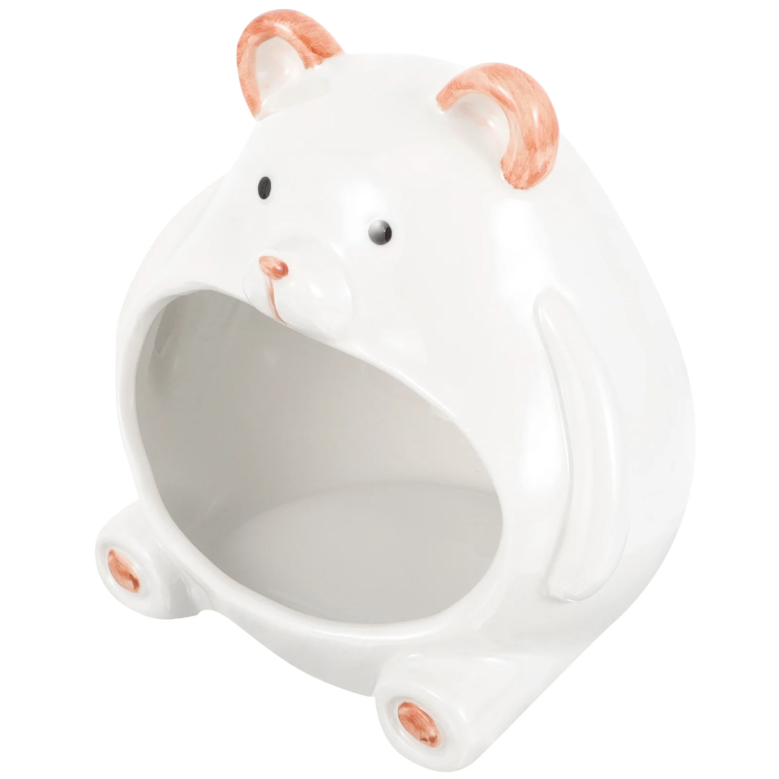 

Hamster Ceramic Nest Pet Hideout Chinchilla Cooling Hut House Hides Ceramics Cages