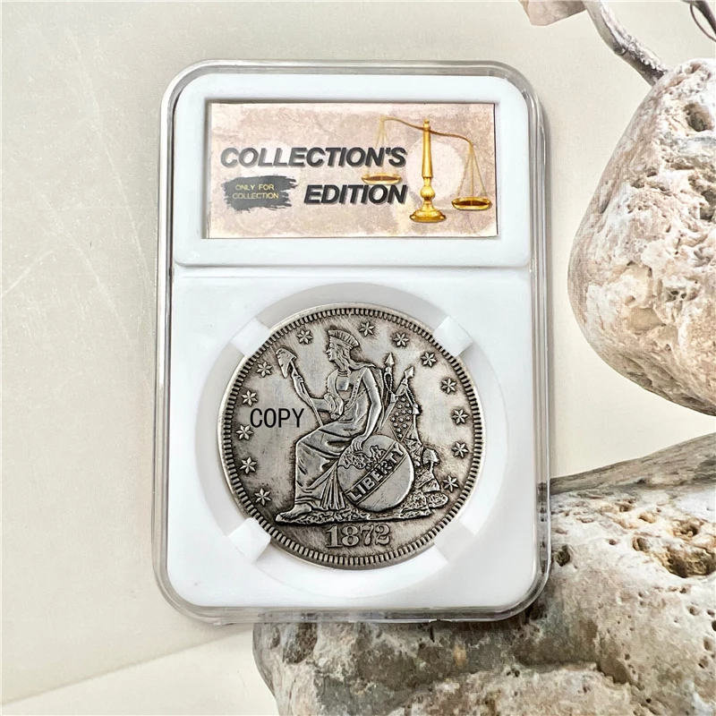 Креативная монета Freedom Trade 1892 дизайн в долларах США портативный флаг для женщин