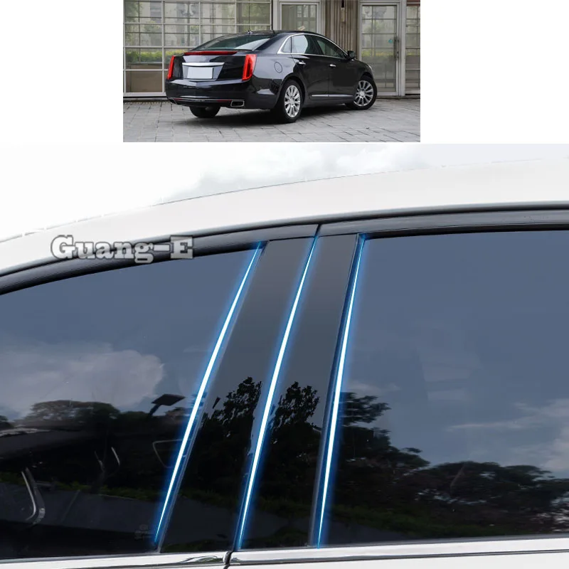 

6 шт., автомобильные наклейки для Cadillac XTS 2013-2018