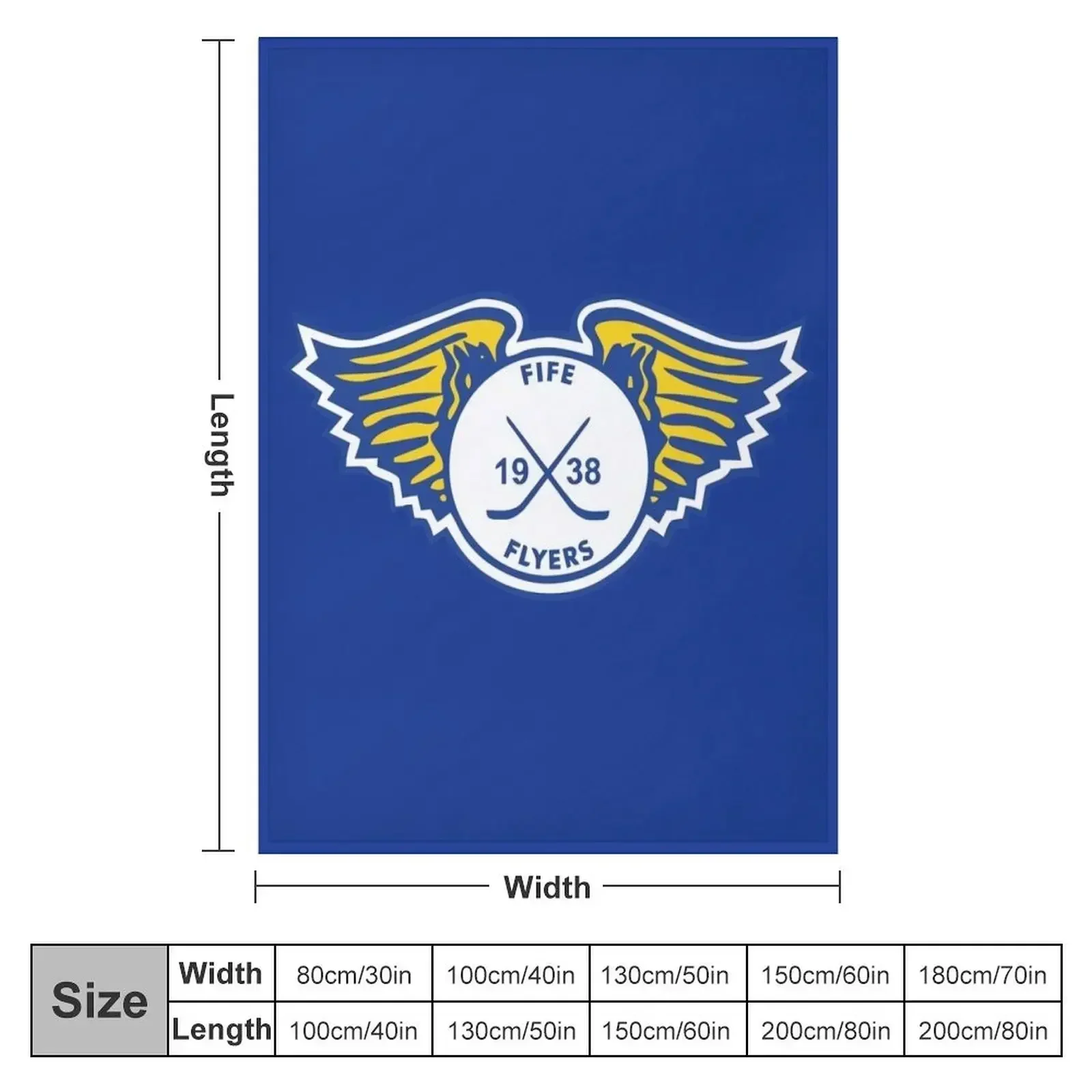 Одеяло Fife Flyers hocckey декоративное одеяло в клетку Hairys