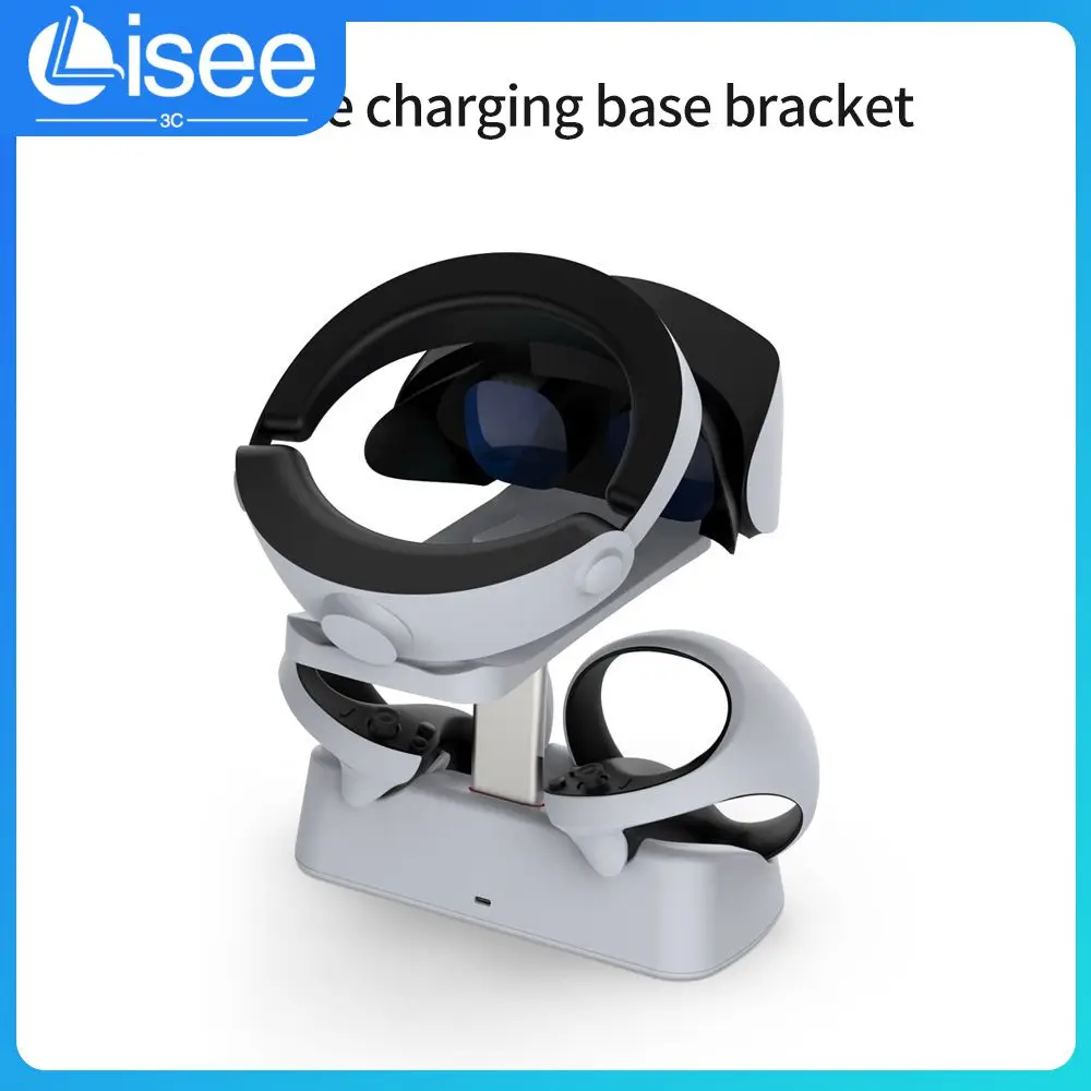 

Charging Dock Handle Charging Base Storage Stand With Display Light For Vr2 Charging Base Collapsible Glasses Holder For Ps5 Vr2