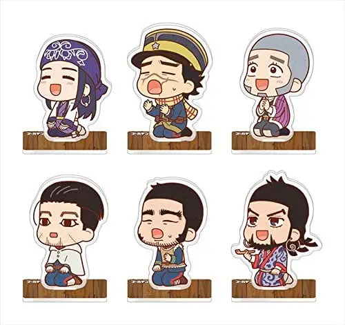 Мини-фигурка аниме Золотой камий кукла Sugimoto Saichi Kochobe Asuko Asirpa маленькая акриловая